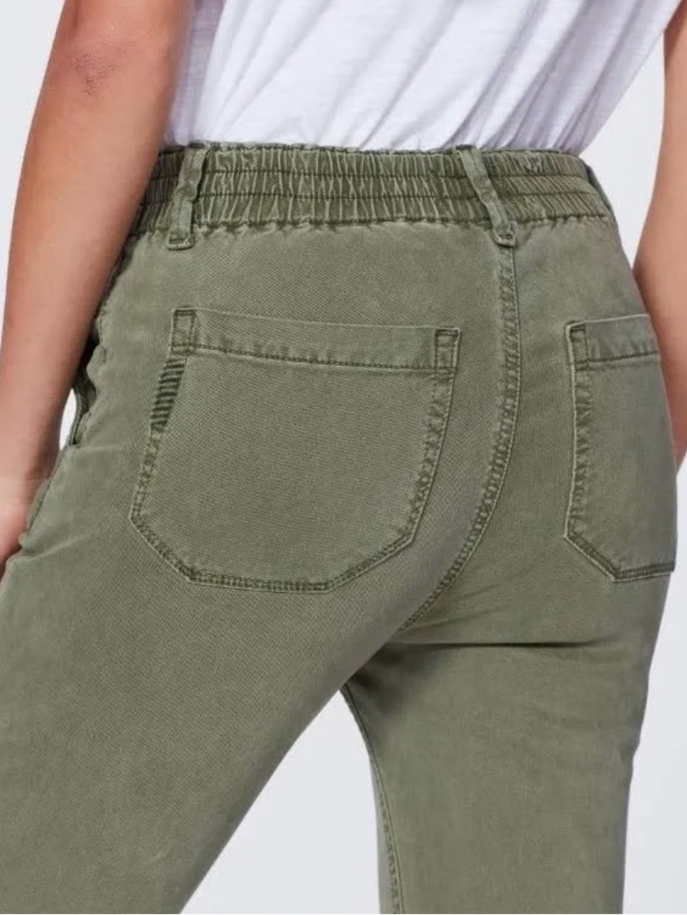 PAIGE Christy Vintage Coastal Green Pants Size 28 - Picture 5 of 13
